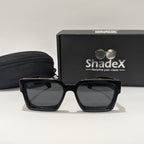LV Black Acetate Gold Accent Sunglasses