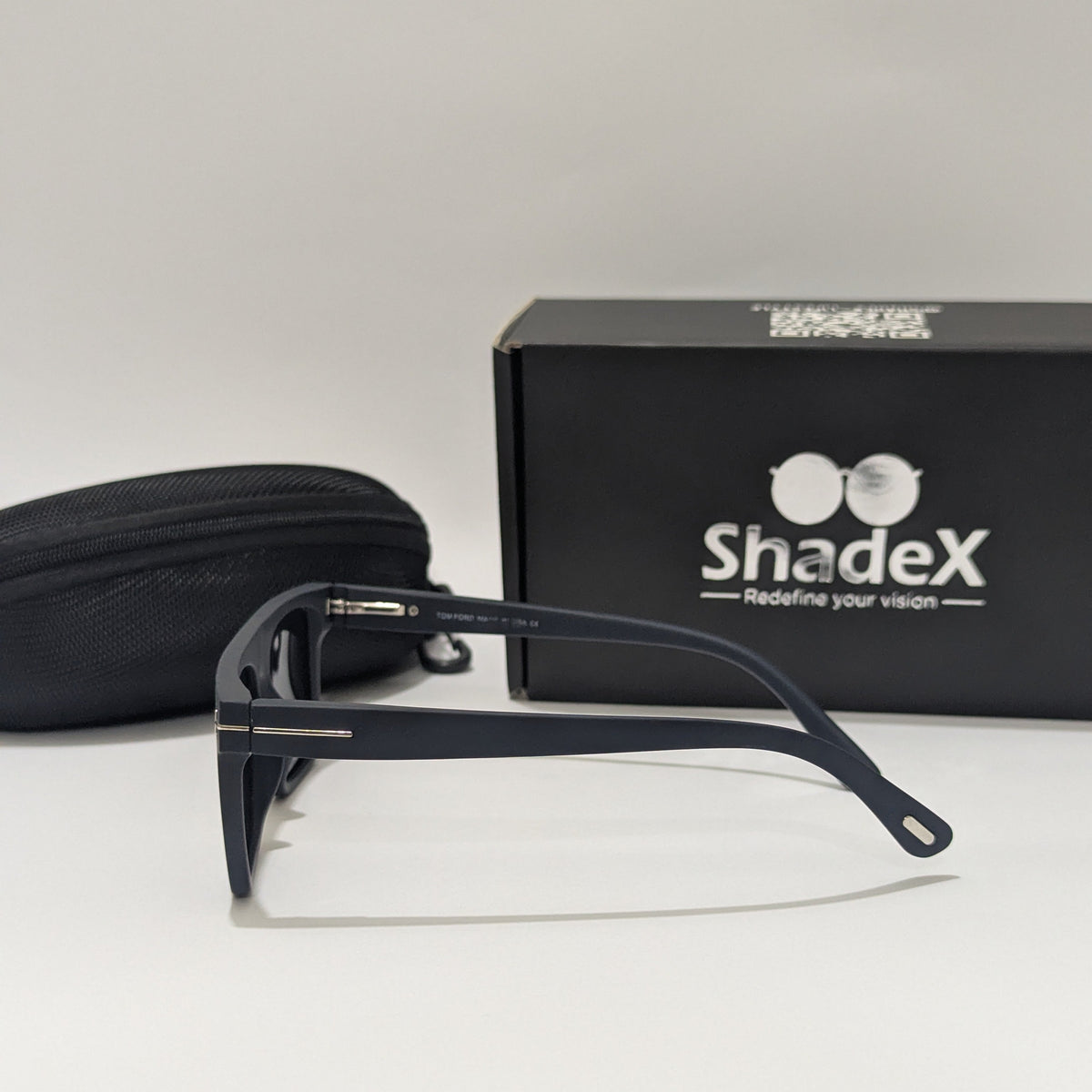 Tom Ford Matte Navy Blue Acetate Sunglasses