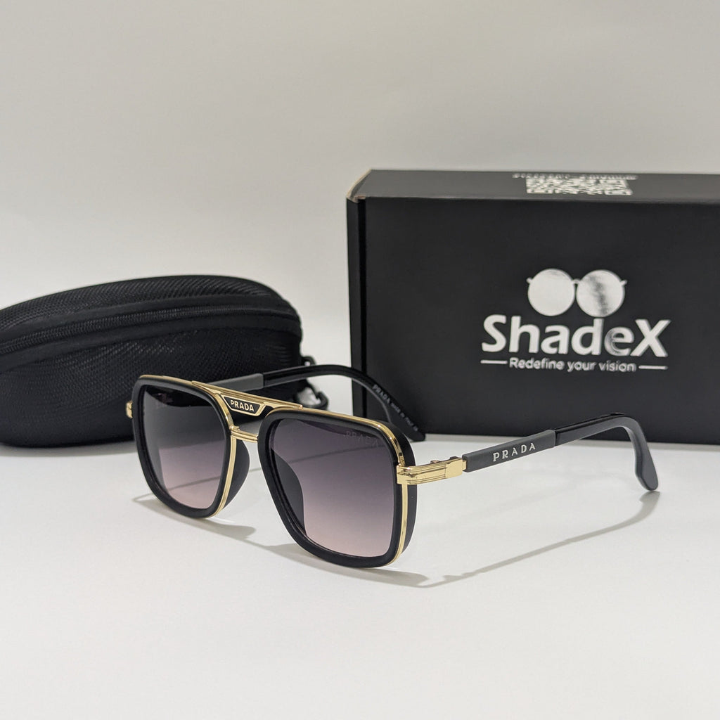Prada Double Bridge Black Tint Sunglasses