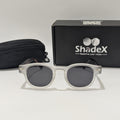 Police Crystal Clear Square Aviator Sunglasses