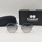 Louis Vuitton Golden Metal Blue Tint Sunglasses