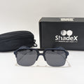 Hogu Boss Double Bridge Blue Sunglasses