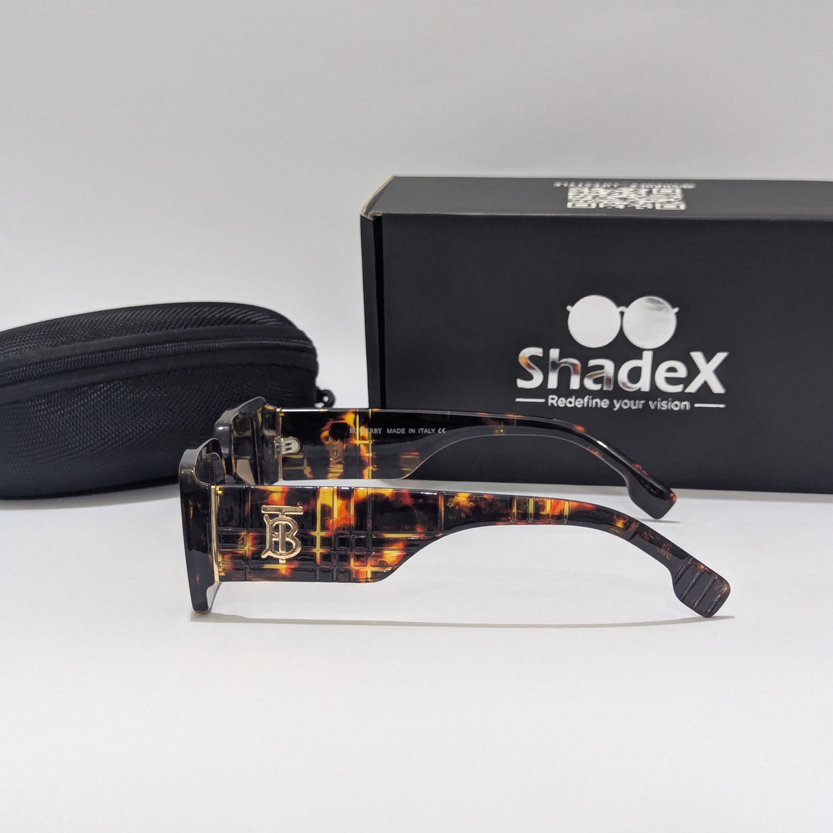 Burberry Acetate Rectangle Sunglasses