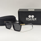 Louis Vuitton Rectangle Black Sunglasses