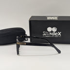 Louis Vuitton Rectangle Black Sunglasses