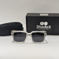 Versace Crystal Acetate Square Sunglasses