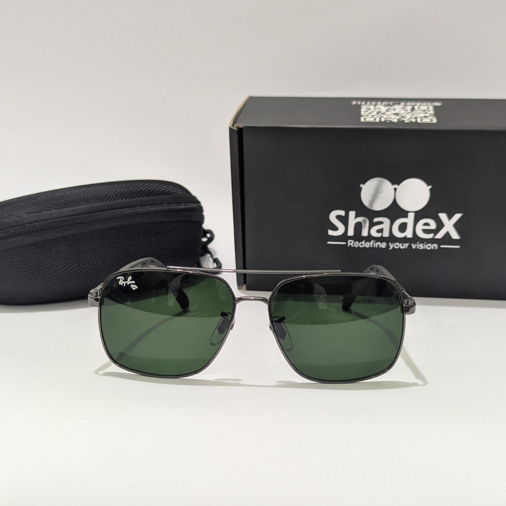 Ray-Ban Black Metal Double Bridge Sunglasses