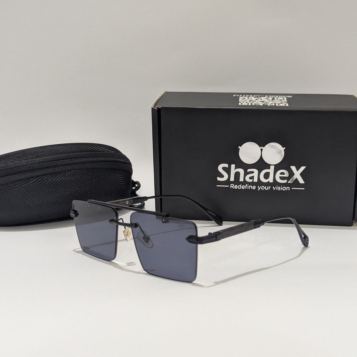 Maybach Double Bridge Rimless Sunglasses